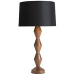BUFFET BLACK SHADE TABLE LAMP