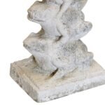 RIBBIT TABLE LAMP WITH PASTEL PLAID