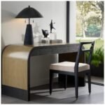 LAVA STONE BLACK TABLE LAMP