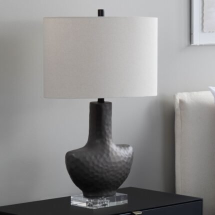 MODERN BRONZE CERAMIC TABLE LAMP