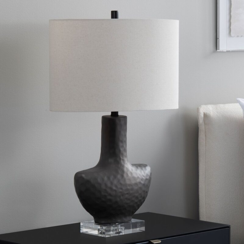 MODERN BRONZE CERAMIC TABLE LAMP