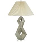 ETERNITY HIGH CARME SILVER TABLE LAMP