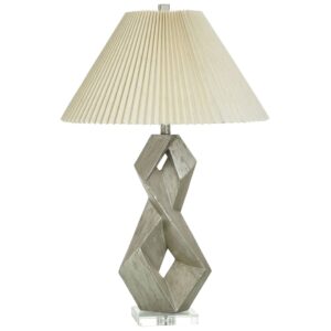 ETERNITY HIGH CARME SILVER TABLE LAMP