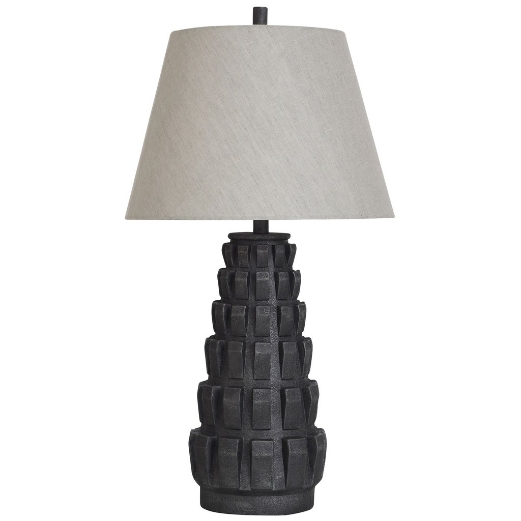 425_image1 WYATT BLACK NATURAL SHADE TABLE LAMP
