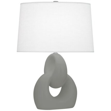 MODERN MATTE SMOKY TAUPE TABLE LAMPMODERN MATTE SMOKY TAUPE TABLE LAMP