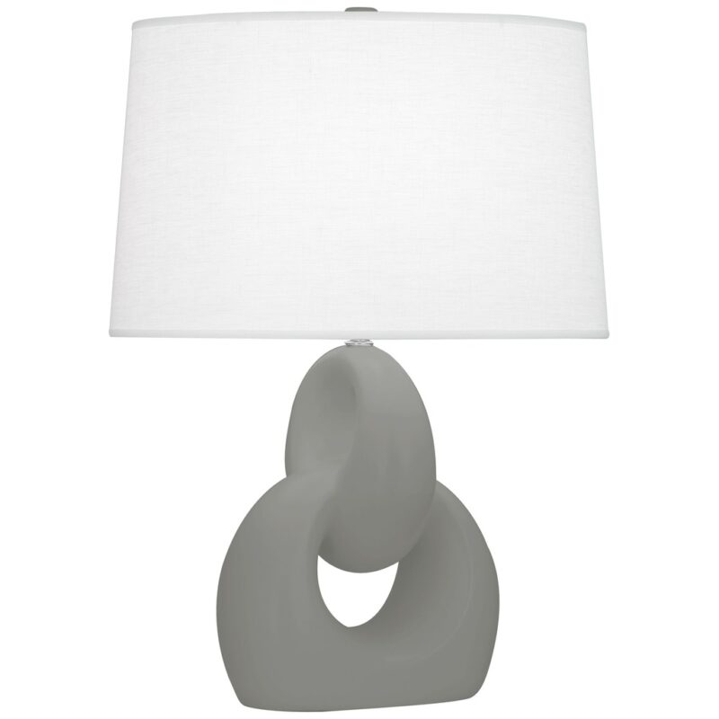 MODERN MATTE SMOKY TAUPE TABLE LAMPMODERN MATTE SMOKY TAUPE TABLE LAMP