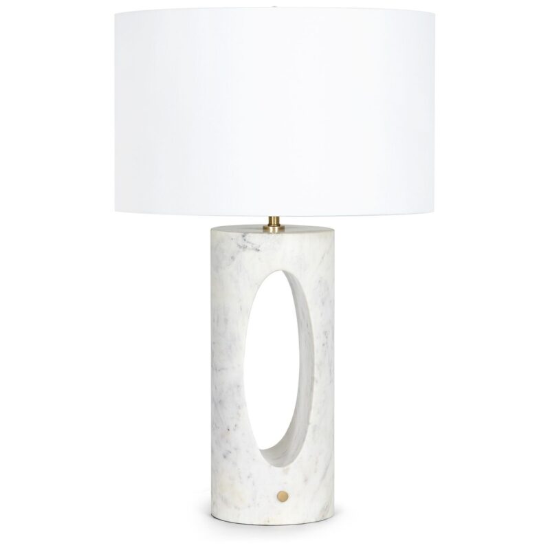 PORTIA MARBLE WHITE TABLE LAMP
