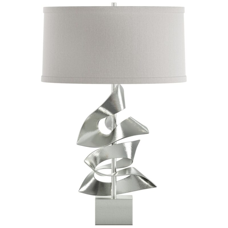 HIGH STERLING TWOFOLD TABLE LAMP