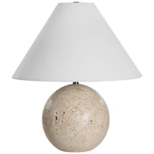 MODERN NATURAL BEIGE MARBLE TABLE LAMP