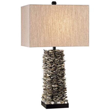HIGH OYSTER SHELL TABLE LAMP