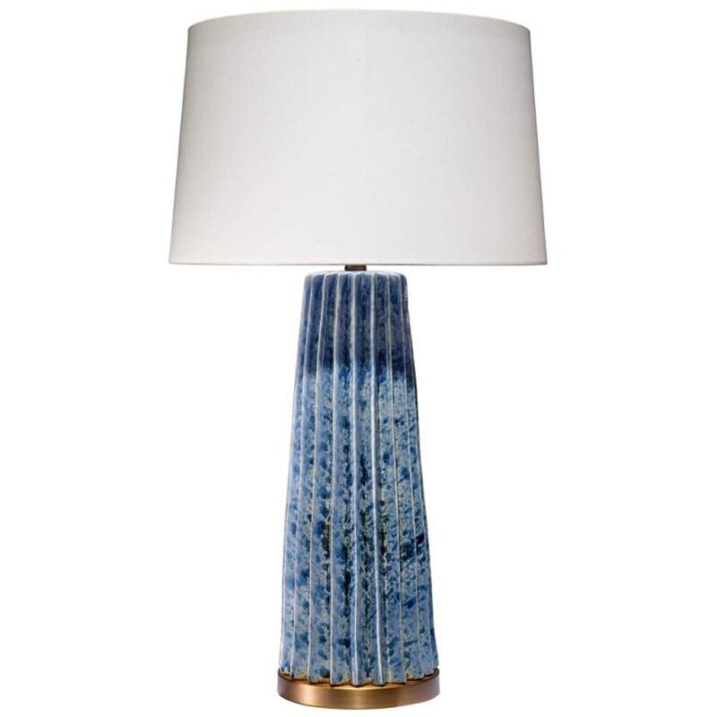 MODERN BLUE CERAMIC TABLE LAMP