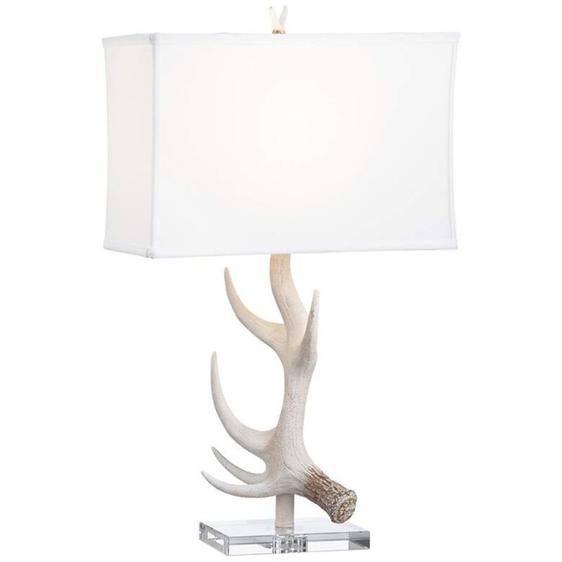 Resin and Crystal Table Lamp