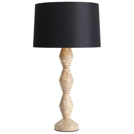 BUFFET BLACK SHADE TABLE LAMP