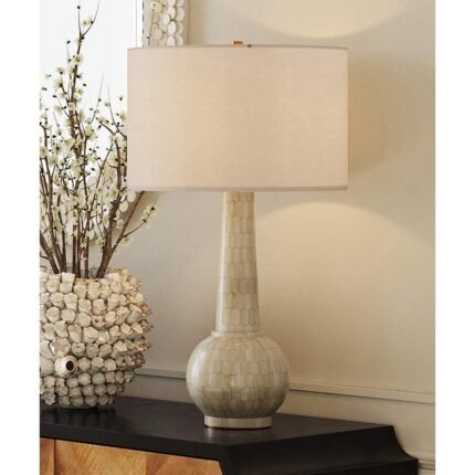 OFF WHITE BONE TABLE LAMP