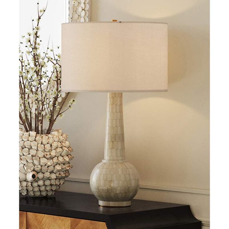 OFF WHITE BONE TABLE LAMP