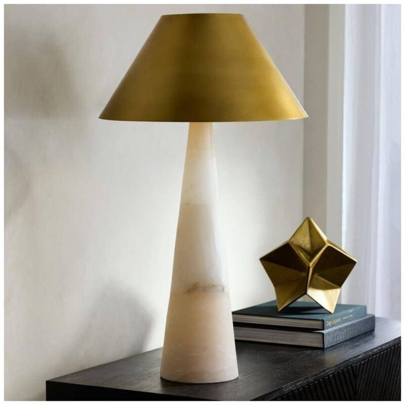 ANTIQUE BRASS STEEL TABLE LAMP