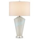 FLOATING CLOUD BLUE GRAY TABLE LAMP