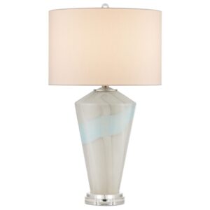 FLOATING CLOUD BLUE GRAY TABLE LAMP