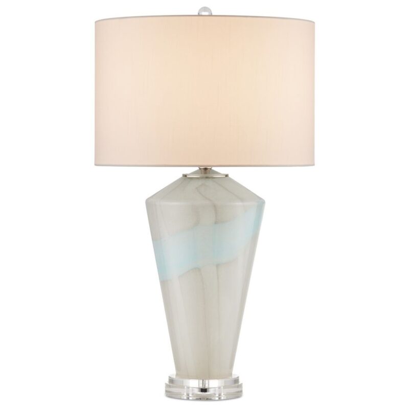 FLOATING CLOUD BLUE GRAY TABLE LAMP