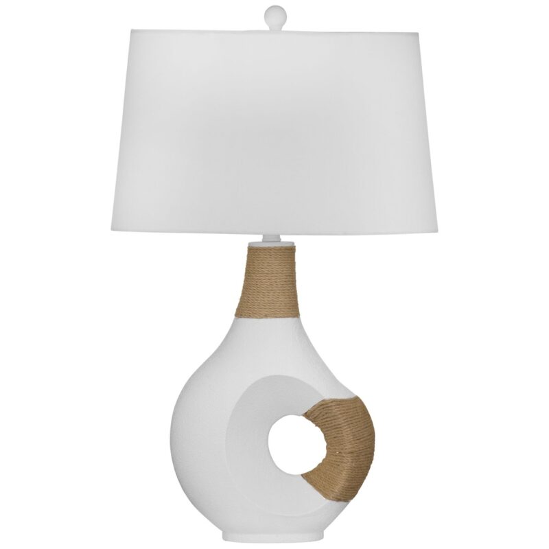 HIGH WHITE TABLE LAMP