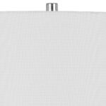 WHITE CHEETAH CERAMIC TABLE LAMP