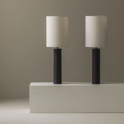 FRENCH CARVED TABLE LAMPS