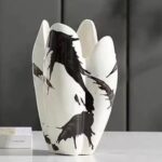HAND PAINTED VASE MEDIUM