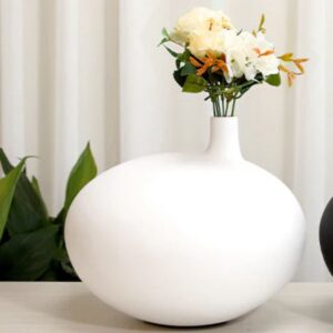 ROUNDED HARMONY VASE WHITE