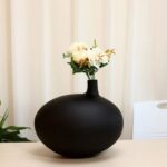 ROUNDED HARMONY VASE BLACK