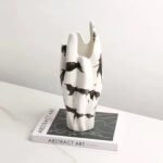 HAND PAINTED VASE LARGE