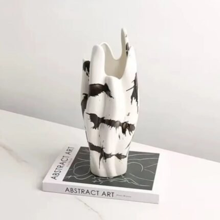 HAND PAINTED VASE LARGE