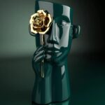 IMPERIAL GLOW CERAMIC ACCENT VASE