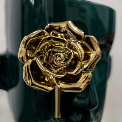 IMPERIAL GLOW CERAMIC ACCENT VASE