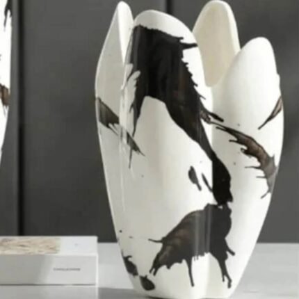 HAND PAINTED VASE LARGE