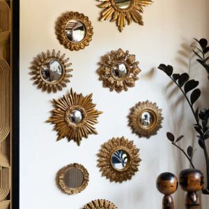 ORNATE GOLD FRAMED MIRRORS