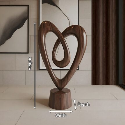 RUSTIC 3D WOOD ART FOR LIVING ROOM WALNUT