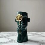 IMPERIAL GLOW CERAMIC ACCENT VASE