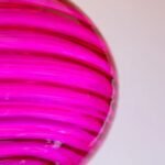 SWIRLED GLASS EASYFIT CEILING LIGHT SHADE IN PINK