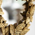 GOLD BUTTERFLY WALL MIRROR