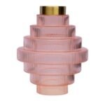 PINK TIERED GLASS EASYFIT CEILING SHADE