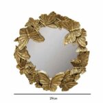 GOLD BUTTERFLY WALL MIRROR
