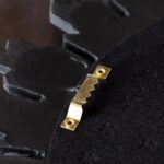 BLACK STARBURST TRADITIONAL CONVEX MIRROR