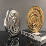 RIPPLE OVAL VASE SILVER