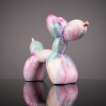 POP POODLE RESIN FIGURINE