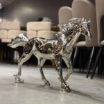 SILVER GALLOP HORSE