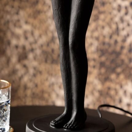 BLACK NAKED LADY TABLE LAMP