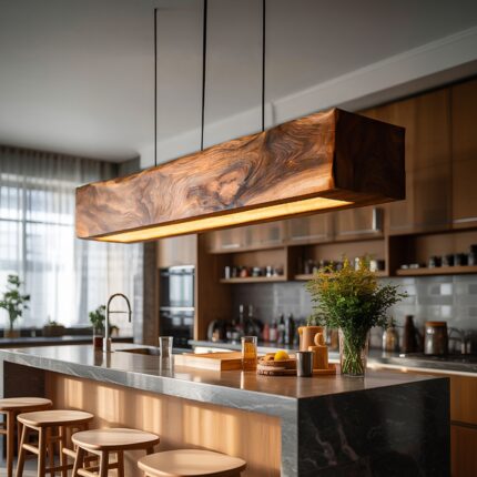 HANDCRAFTED PENDANT LIGHT BROWN