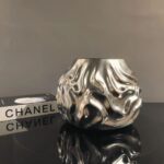 FLUID FORM VASE SILVER