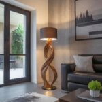 ARTISTIC TWISTED FLOOR LAMP