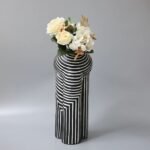 ETHEREAL ASCENT ABSTRACT RESIN VASE